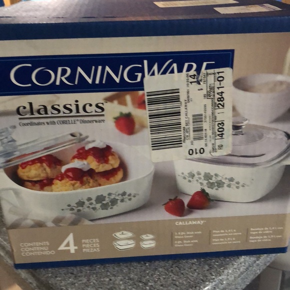 4 PC CorningWare Classic
